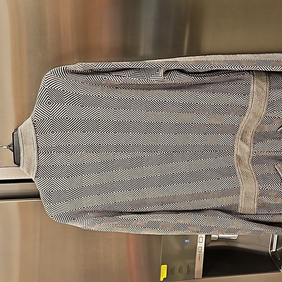 MR TURK by TRINA TURK Dean Jumpsuit ~ Soft Diamond Stripe Knit Print Large L NWT - Picture 8 of 12